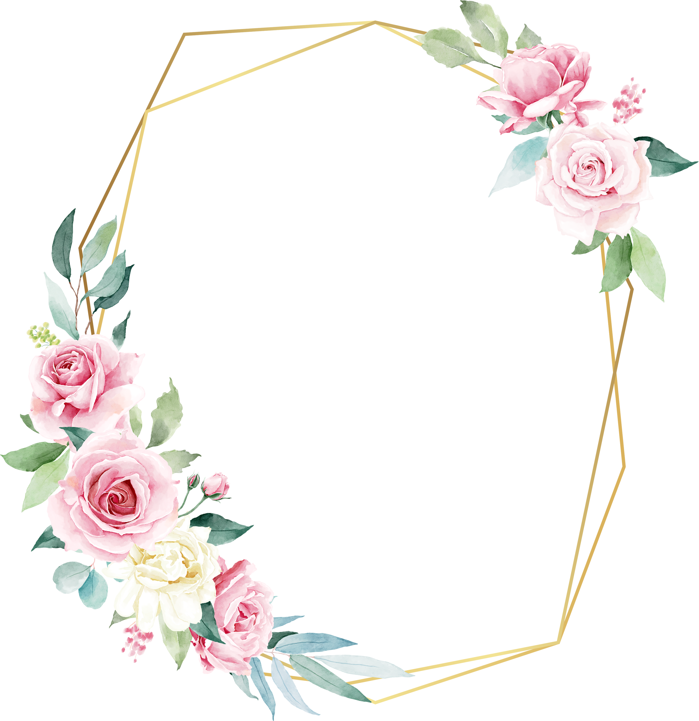 Rose Flower Frame